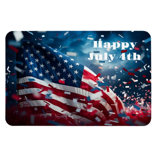 4de juli Magnet Magneet (Horizontaal)