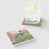 4de juli - Martha's wijngaard Stenen Onderzetter (Zijkant)