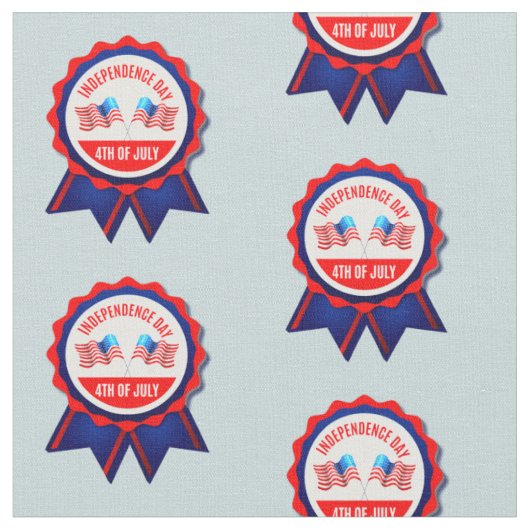 4de juli Onafhankelijkheidsdag Rosette Ontwerp Stof (Close Up)