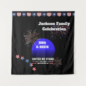 4de juli, Onafhankelijkheidsdag Tapestry Wandkleed (Voorkant)