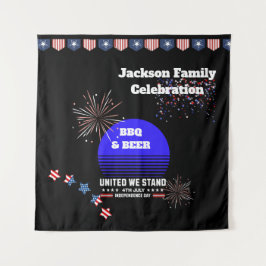 4de juli, Onafhankelijkheidsdag Tapestry Wandkleed