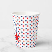 4de juli personaliseert de Partij van de Tekst Papieren Bekers (Links)