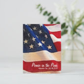 4de juli Picnic Independence Day Uitnodiging (Staand voorkant)