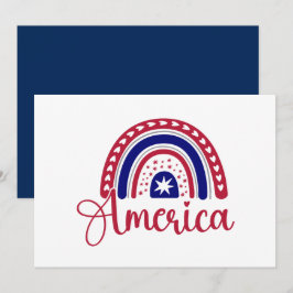 4de juli Rainbow America Kaart