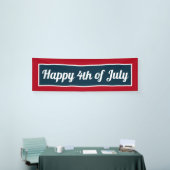 4de juli Red White Blue Party Spandoek (Beurs)