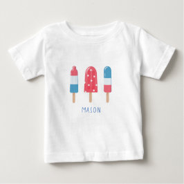 4de juli Red White Blue Popsicle T-Shirt