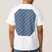 4de juli Reunion Red Blue Bulldog T-shirt (Achterkant)