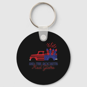 4de juli Rockets Red Gvery Independence Day Par Sleutelhanger