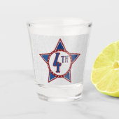 4de juli shot glas (Voorkant)