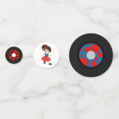 4de juli Sock Hop Party Confetti (Achterkanten)