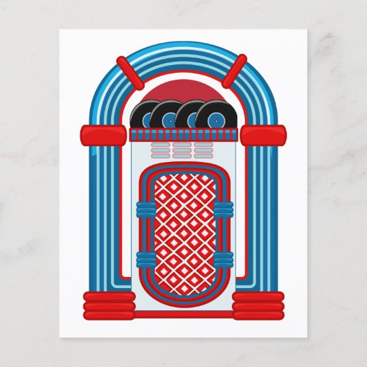 4de juli Sock Hop Party Flyer (Achterkant)