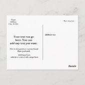 4de juli sterren & Stripes BBQ of Briefkaart van d (Achterkant)