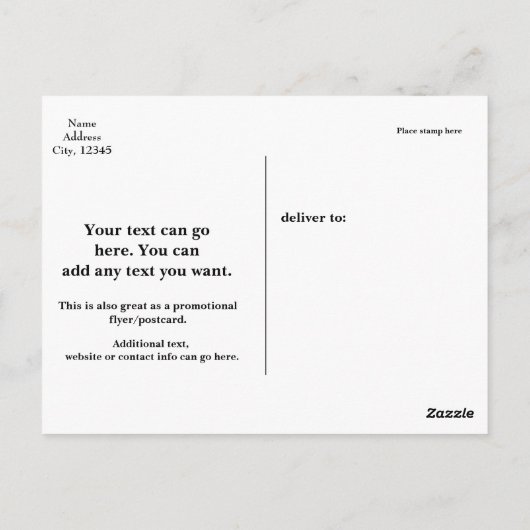 4de juli sterren & Stripes BBQ of Briefkaart van d (Achterkant)