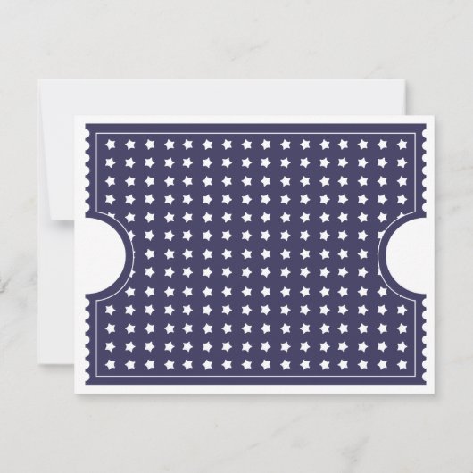 4de juli Ticket Uitnodiging (Achterkant)