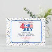 4de juli Uitnodiging tot feestvieren (Staand voorkant)
