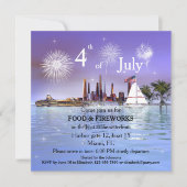 4de juli Uitnodiging tot het aanbieden van zeilen (Voorkant)