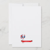 4de juli Uitnodiging van Balloons (Achterkant)