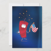 4de juli Uitnodiging van de Grote Partij (Achterkant)