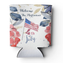 4de juli vlag Gepersonaliseerd Stijlvol