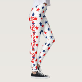 4de LEGGINGS van JULY Stars Parade Jogging Spin Pa