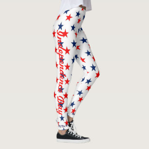 4de LEGGINGS van JULY Stars Parade Jogging Spin Pa