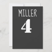 4de verjaardag Dinosaur Roar Kaart (Achterkant)