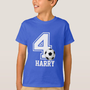 4de voetbal personaliseren-2 van het Feestvarken T-shirt