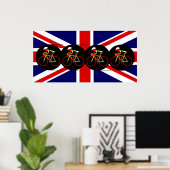 4de Win dit jaar naar de Manx Missile Poster (Thuiskantoor)