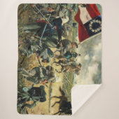 4e ALABAMA op MANASSAS 1861 Sherpa Deken (Voorkant)