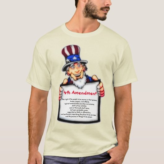 4e amendement T-Shirt (Voorkant)
