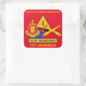 4E BN 1E VELDARTILLERIE 1E PANTSERING STICKERS (Tas)