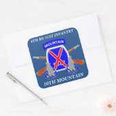 4E BN 31E INFANTERIE 10E BERG STICKERS (Envelop)