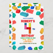 4e Bouwstenen Verjaardag, Bouwstenen Kaart (Voorkant / Achterkant)