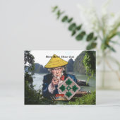 4e brochure voor infanteriedivisie briefkaart (Staand voorkant)