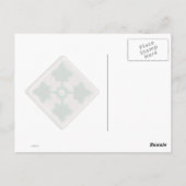 4e brochure voor infanteriedivisie briefkaart (Achterkant)