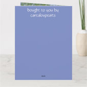 4e bruiloft Jubileum bewerkbaar Kaart (Achterkant)