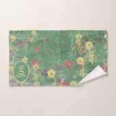 4e bruiloft Jubileum La Boca Floral Bad Handdoek (Handdoek)