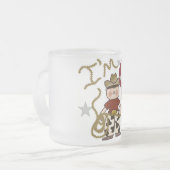 4e Cowboy Verjaardag Tshirts en geschenken Matglas Koffiemok (Voorkant links)