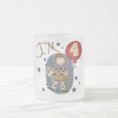 4e Cowgirl Verjaardag Tshirts en geschenken Matglas Koffiemok (Center)