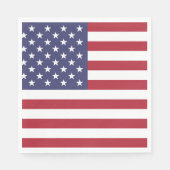 4e dag van de onafhankelijkheid Amerikaanse vlag Servet (Voorkant)