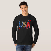 4e dag van de onafhankelijkheid van de verenigde s t-shirt (Voorkant volledig)