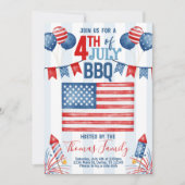 4e dag van de Onafhankelijkheidsdag van juli Uitno Kaart (Voorkant)