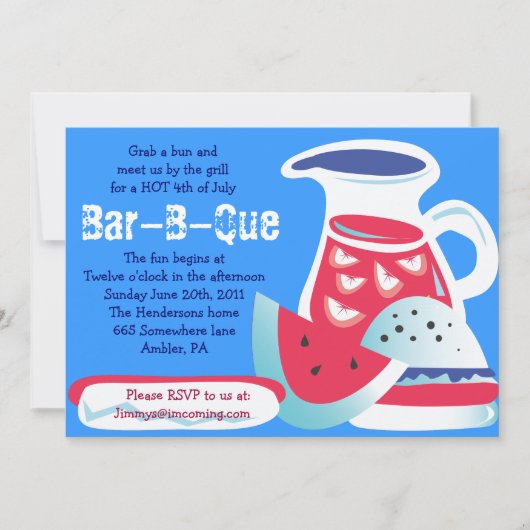 4e dag van de uitnodiging voor de zomerperiode van (Voorkant)