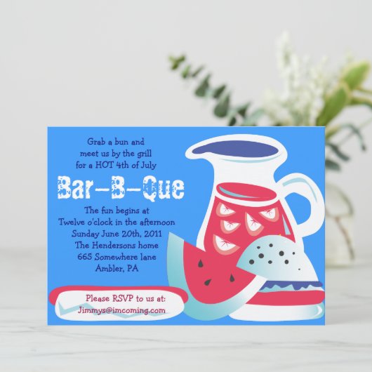 4e dag van de uitnodiging voor de zomerperiode van (Staand voorkant)