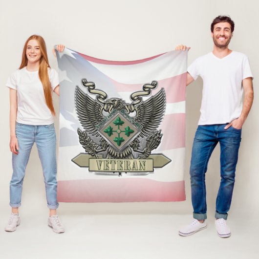 4e divisie infanterie fleece deken (In situ)