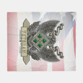 4e divisie infanterie fleece deken (Voorkant (Horizontaal))