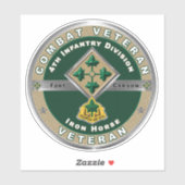 4e divisie infanterie sticker (Vel)