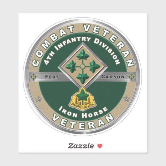 4e divisie infanterie sticker (Vel)
