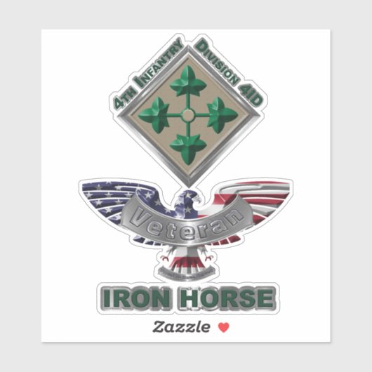 4e divisie infanterie sticker (Vel)