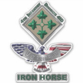 4e divisie infanterie sticker (Voorkant)